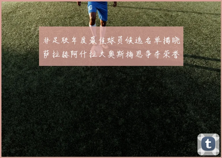 非足联年度最佳球员候选名单揭晓萨拉赫阿什拉夫奥斯梅恩争夺荣誉